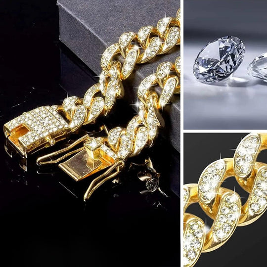 Hundehalsbånd Med Zirconia-Diamanter Til Hunde, Justerbart Design, Stilet Tilbehør 1