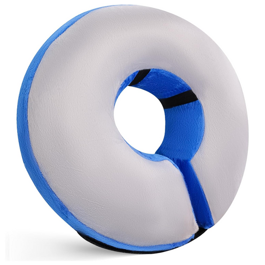 Hundens Oppustelige Genopretningskrave Justerbar Donut-formet 4