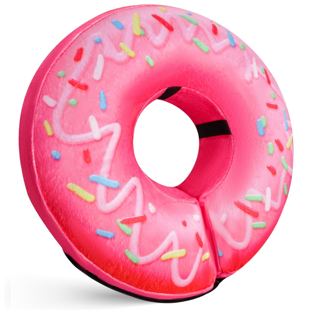 Hundens Oppustelige Genopretningskrave Justerbar Donut-formet 6