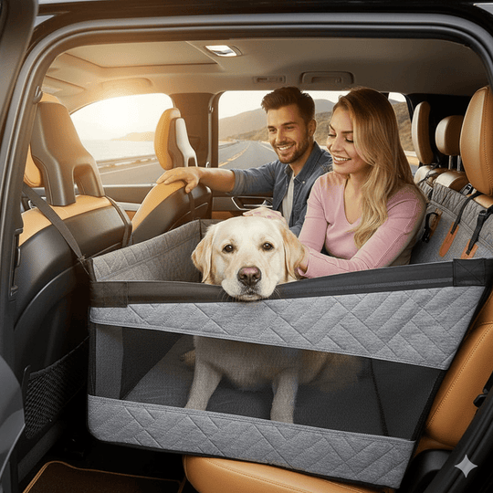 Hundesæde Til Bil Med Memory Foam Beskyttelse 0