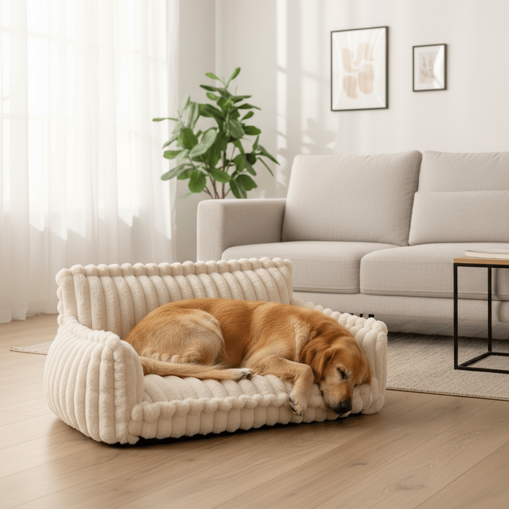 Hundesofa til Kæledyr med Forhøjet Nakkestøtte 0