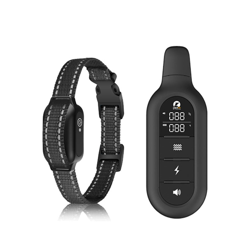 Hundetræningshalsbånd Med Lyd, Vibration Og Puls 1