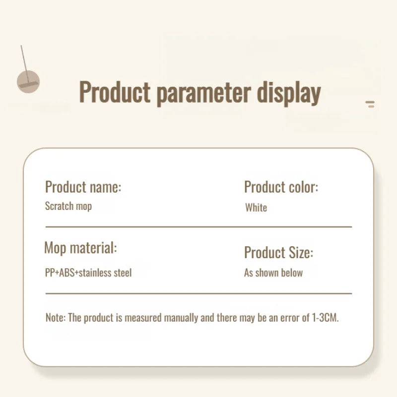 Husholdnings Ultratynd Selvvridende Moppe 7