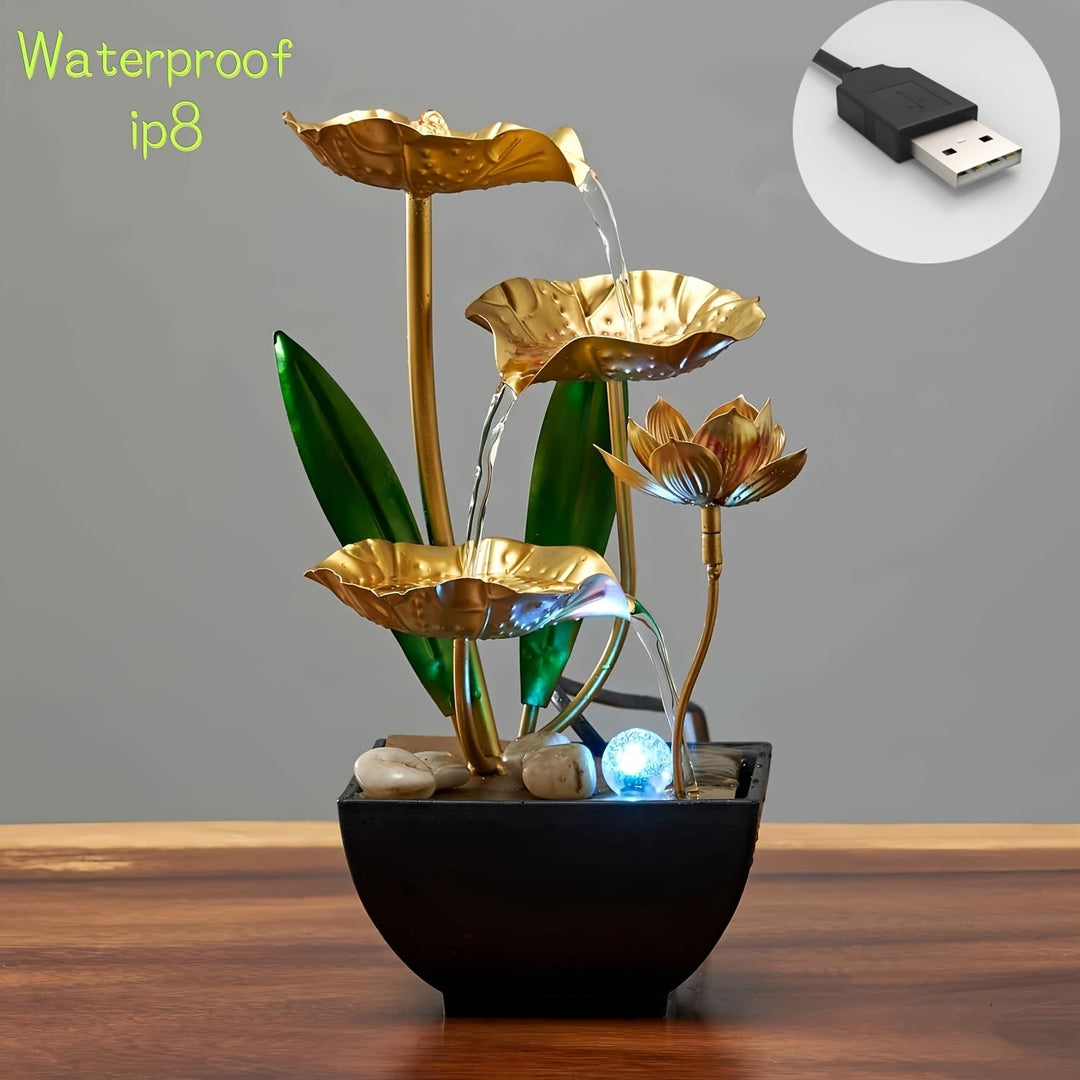Indendørs Springvand Lotus Design 2