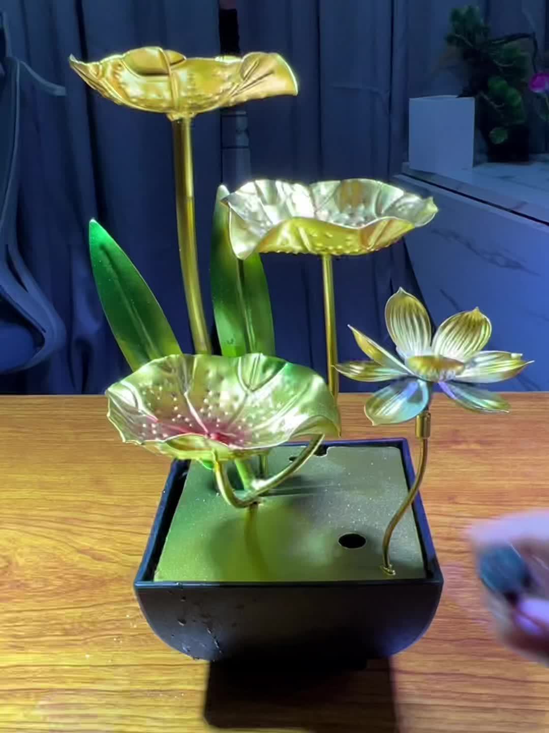 Indendørs Springvand Lotus Design 7