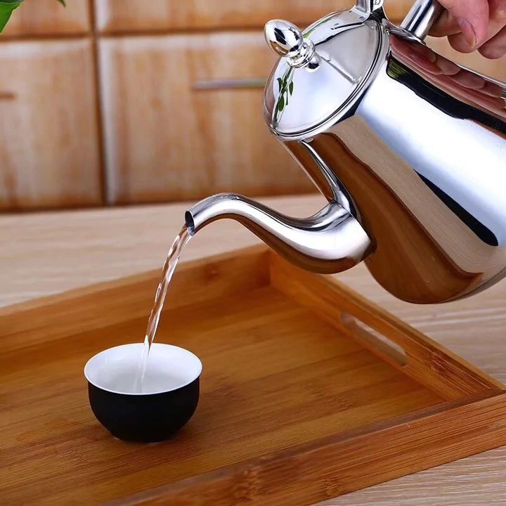 Induktionskedel i rustfrit stål med indbygget filter 3