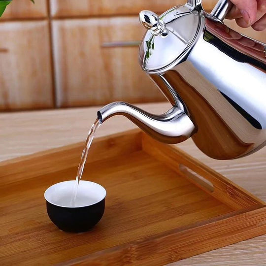 Induktionskedel i rustfrit stål med indbygget filter 3