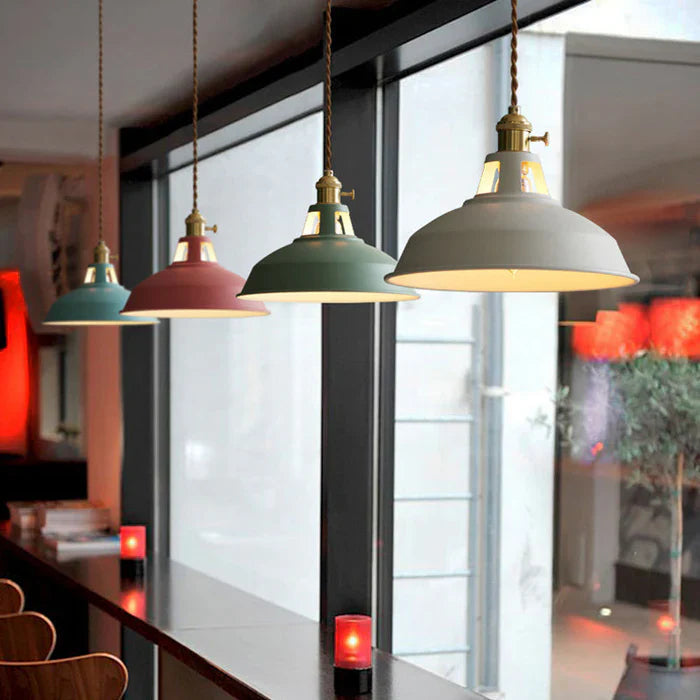 Industriel Hængelampe Retro Design Med Justerbar Kæde 6