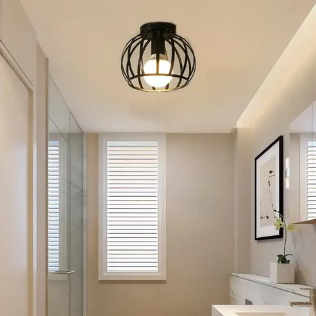 Industriel Loftslampe med Åben Design 3