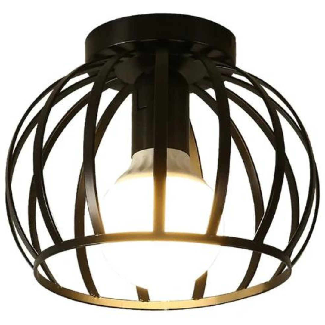 Industriel Loftslampe med Åben Design 4