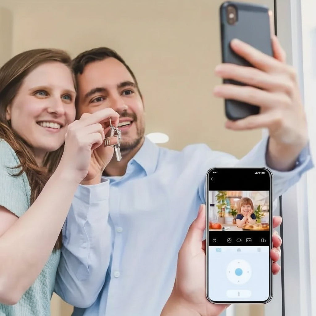 Intelligent Sikkerhedskamera med 360° Overvågning 3