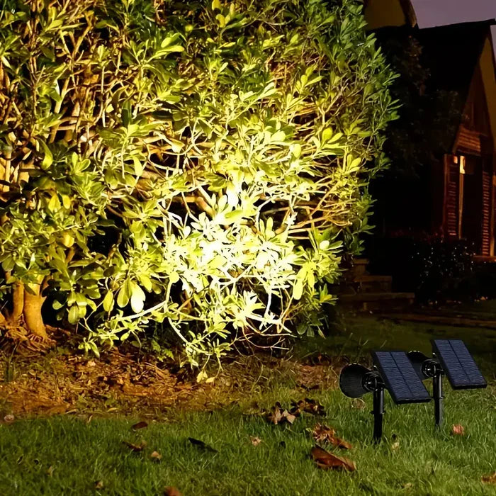 Justerbar Solcellelampe til Udendørs Belysning 1