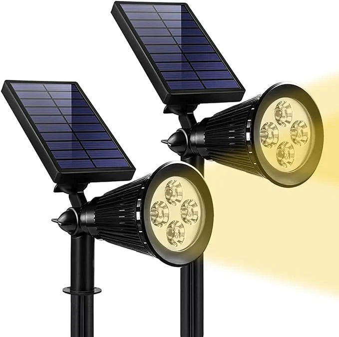 Justerbar Solcellelampe til Udendørs Belysning 7
