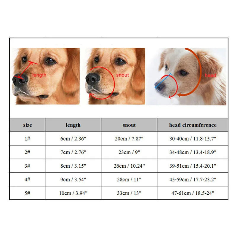 Justerbar hundemundstykke i silikone 4