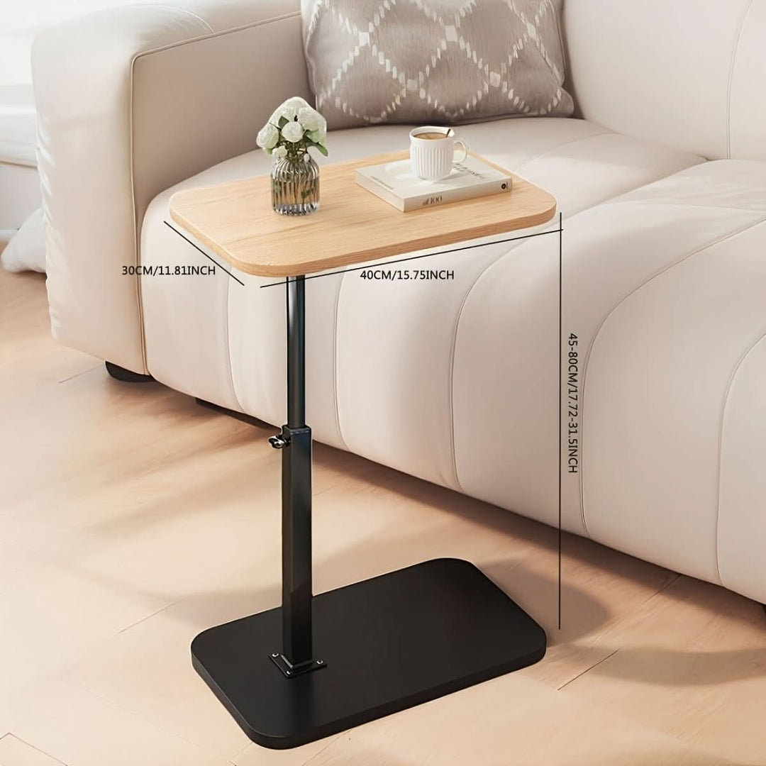 Justerbart Sidebord Til Sofa - Multifunktionelt Design Med Justerbar Højde 4
