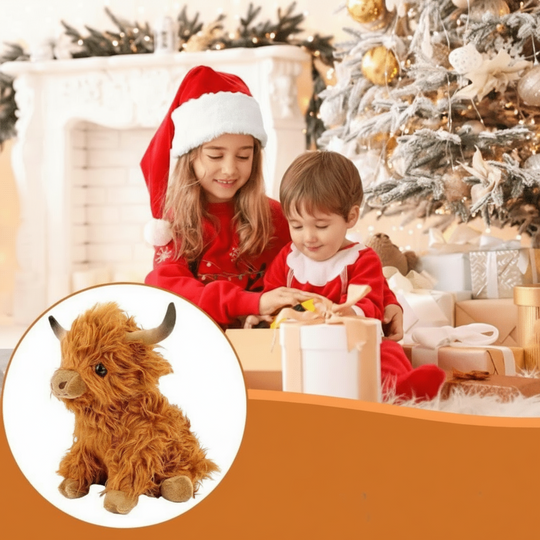 Kæledyr Cuddly Highland Cow til Børn og Voksne - Nuttede og Hyggelige Følgesvend 3
