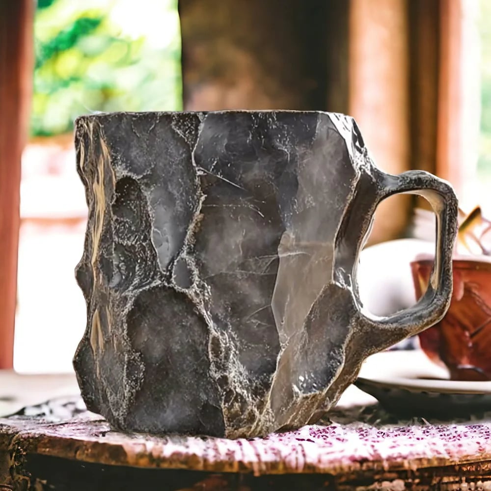 Kaffekopper Mineral Krystal Stilfuld Design 3