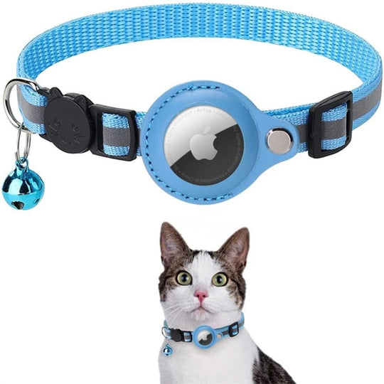 Katte GPS Tracker Halsbånd med Reflekterende Design 7