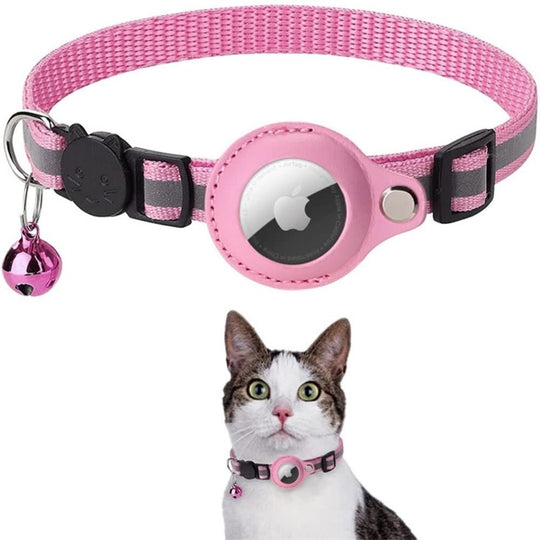 Katte GPS Tracker Halsbånd med Reflekterende Design 9
