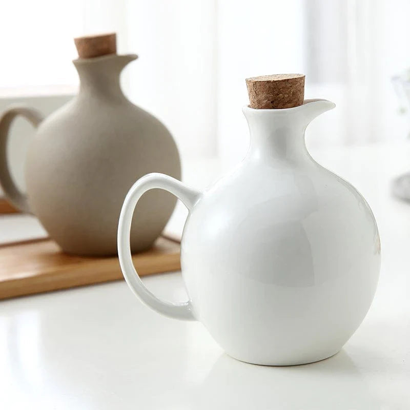 Keramisk Oliepotte Til Eddike Og Olivenolie Stilfuld Design 3