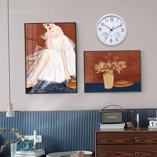 Klassisk Udendørs Vægur til Terrasse 1