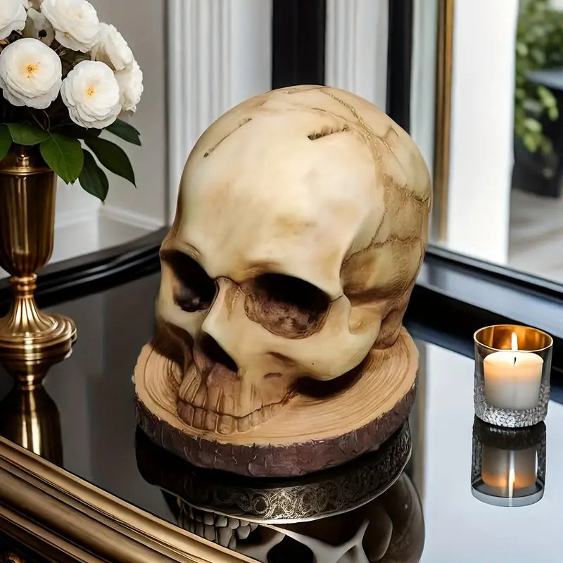 Knivholder med Spooky Skull Design 1