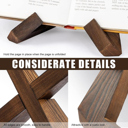 Kogebogsstativ i Træ til Køkken 1