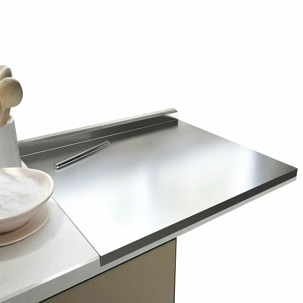 Køkken Skærebræt Med Kant Multifunktionelt Design 0