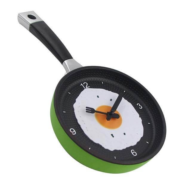 Køkken Vægur Stegepande Design 0