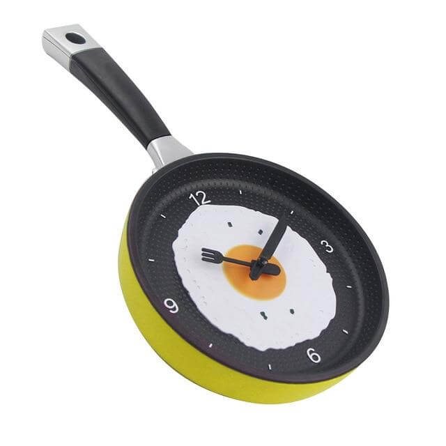 Køkken Vægur Stegepande Design 4