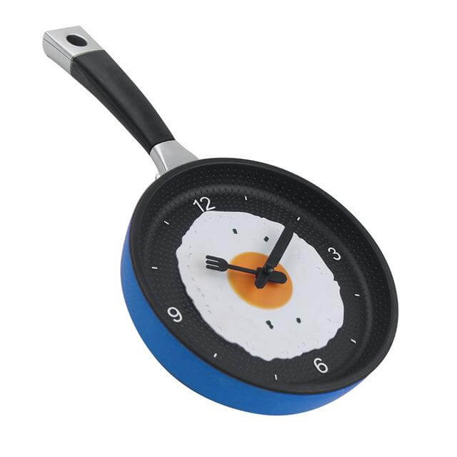 Køkken Vægur Stegepande Design 7