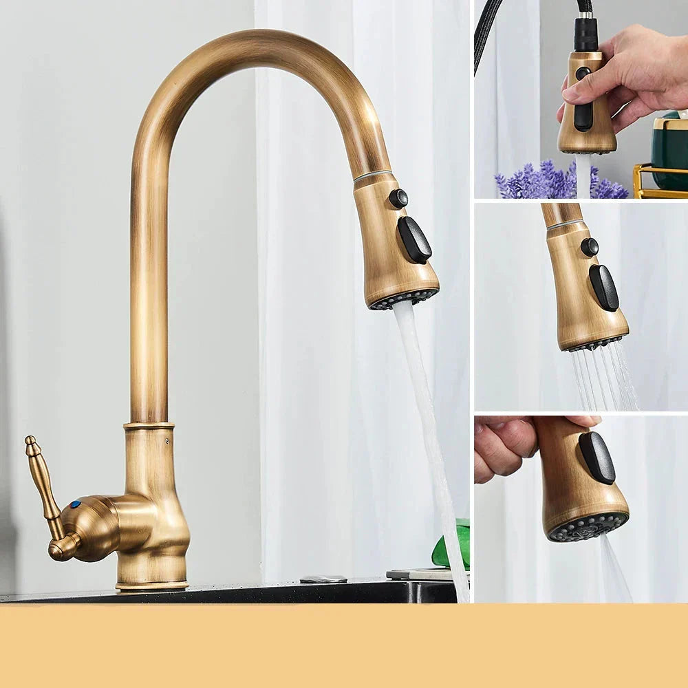 Køkkenarmatur Vintage Tap Retro Stil 7