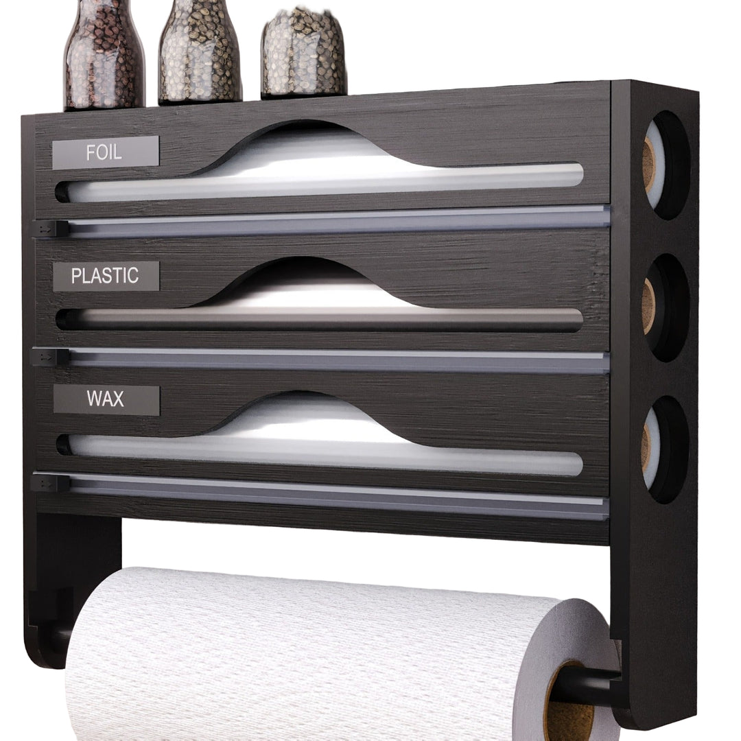 Køkkenarrangør med 3-sektioner og holder 1