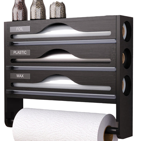 Køkkenarrangør med 3-sektioner og holder 1