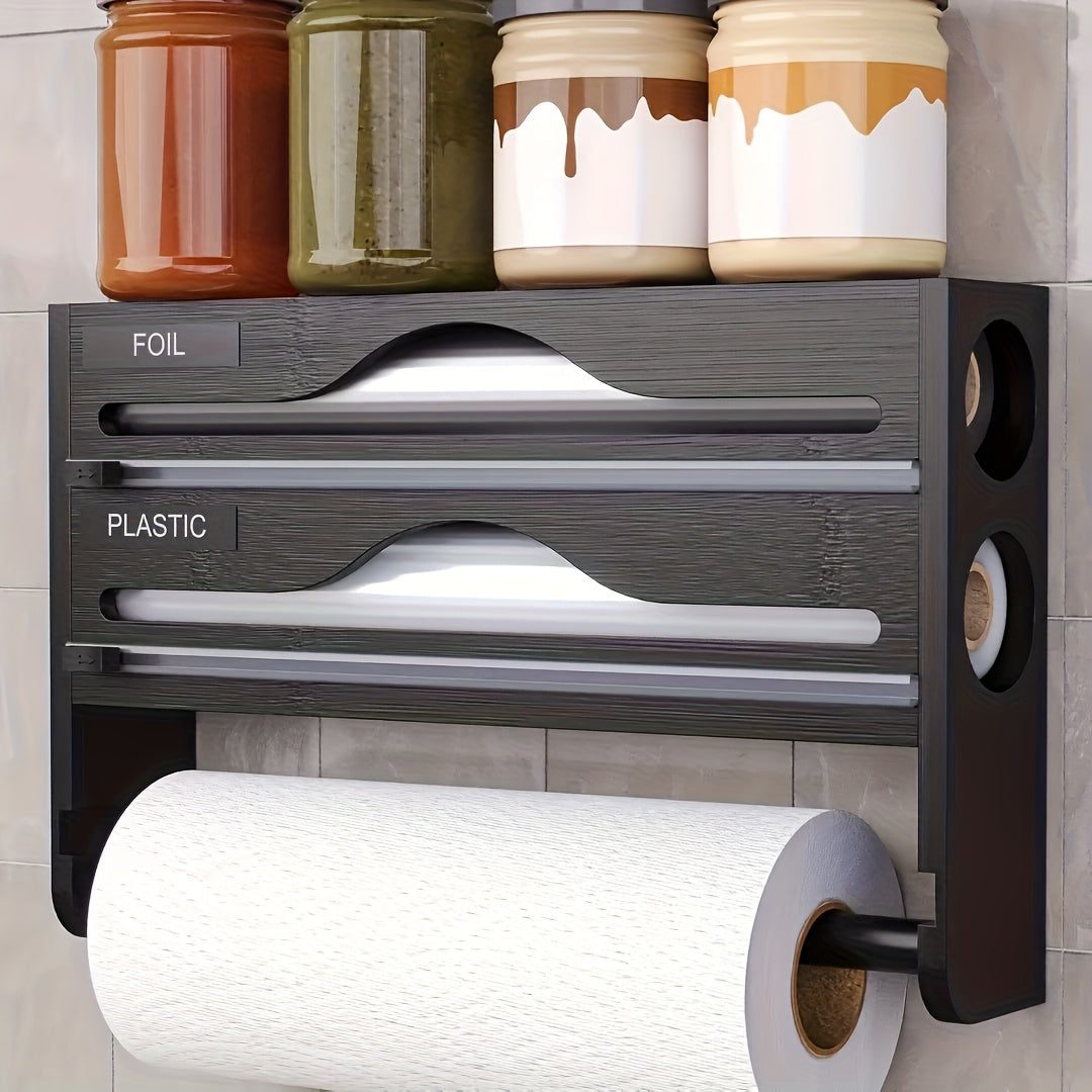 Køkkenarrangør med 3-sektioner og holder 2