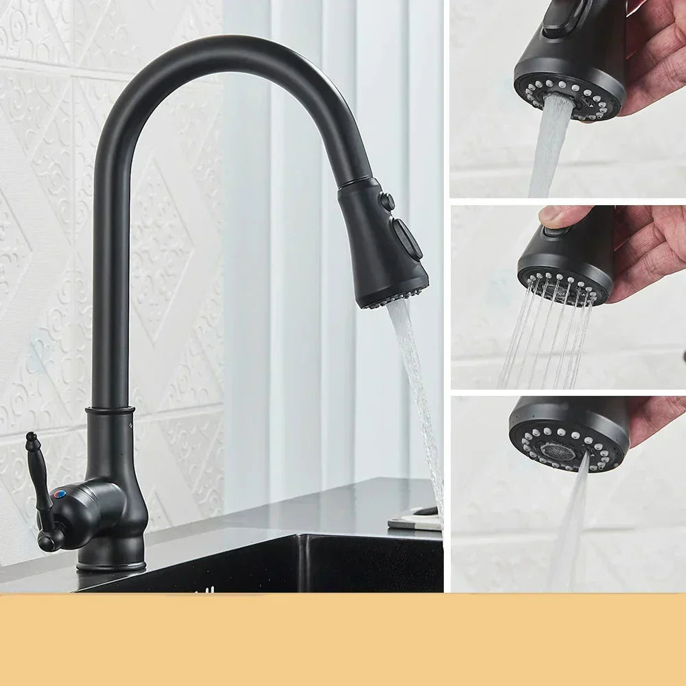Køkkenhane Vintage Tap med Drejelig Tud 6