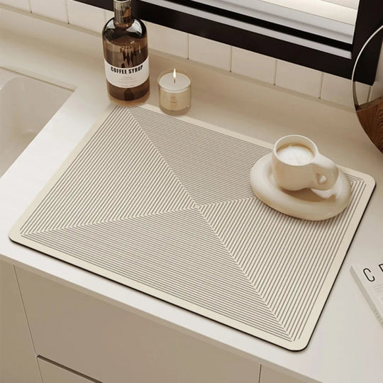 Køkkenmåtte Anti-Slip Hurtigtørrende Minimalistisk Geometrisk Design 2