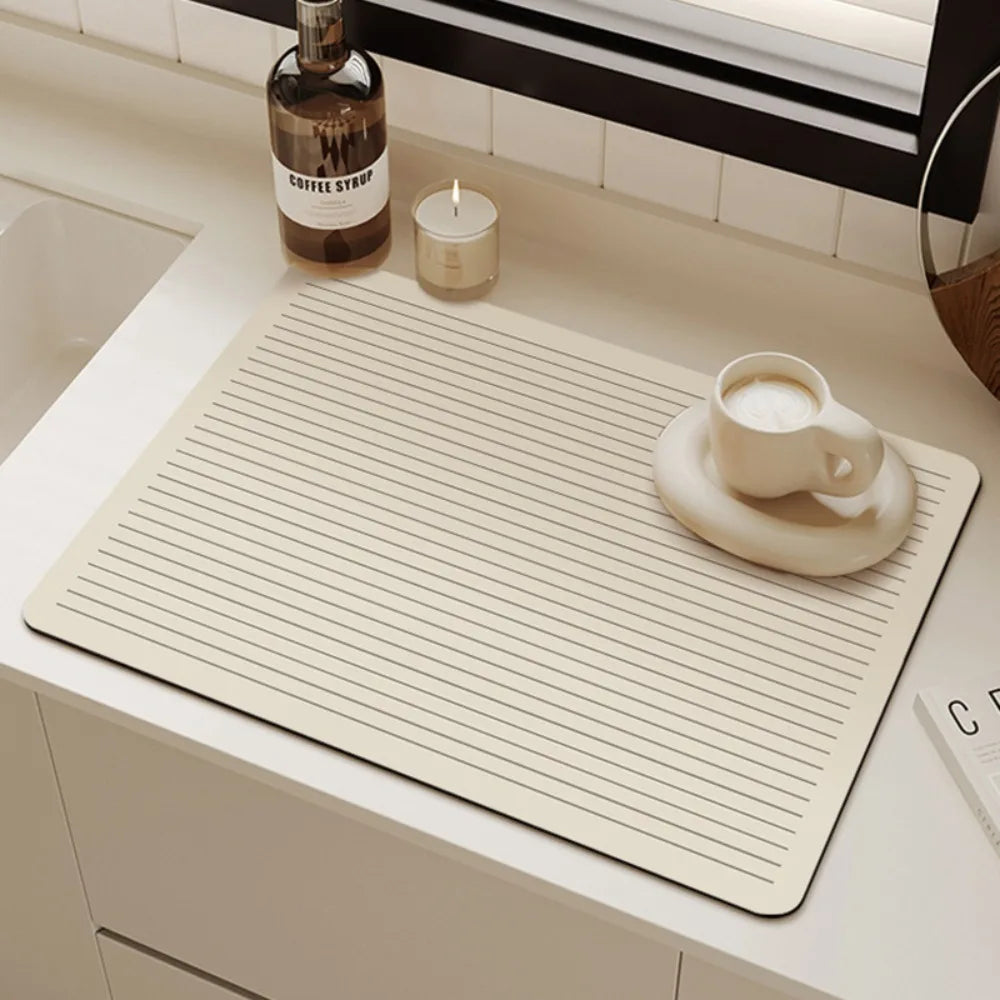 Køkkenmåtte Anti-Slip Hurtigtørrende Minimalistisk Geometrisk Design 3