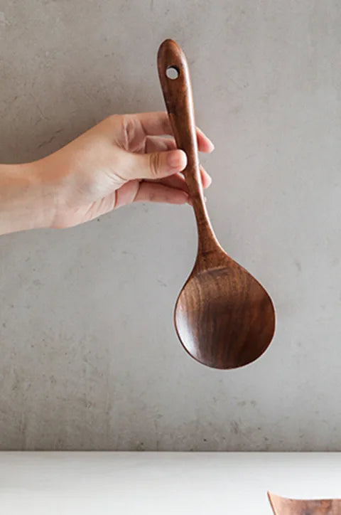 Køkkensæt i Teaktræ med Tidløs Design 7