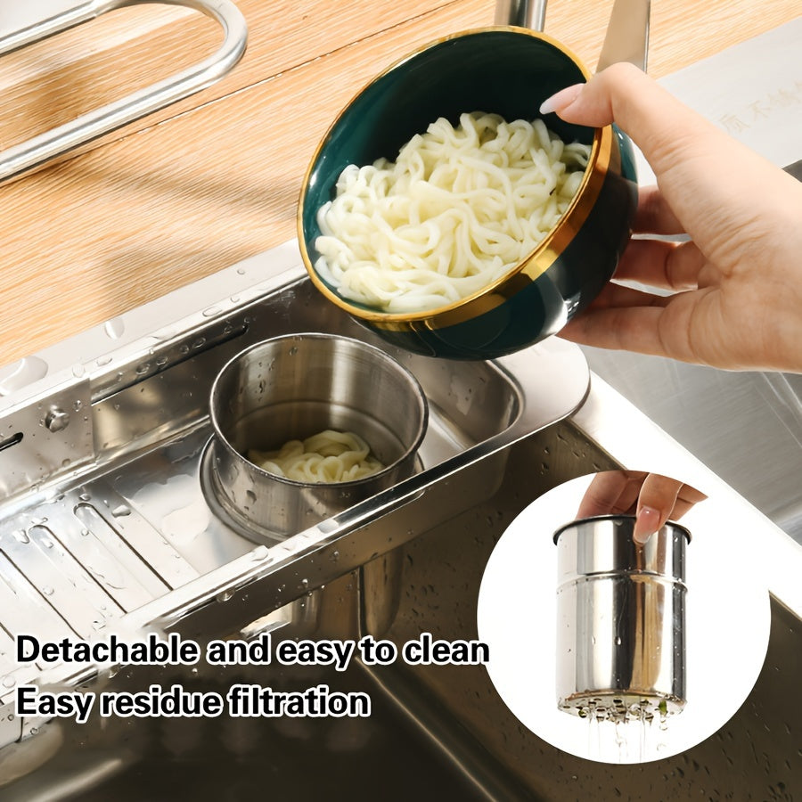 Køkkenvaskarrangør Justerbar Stål 7