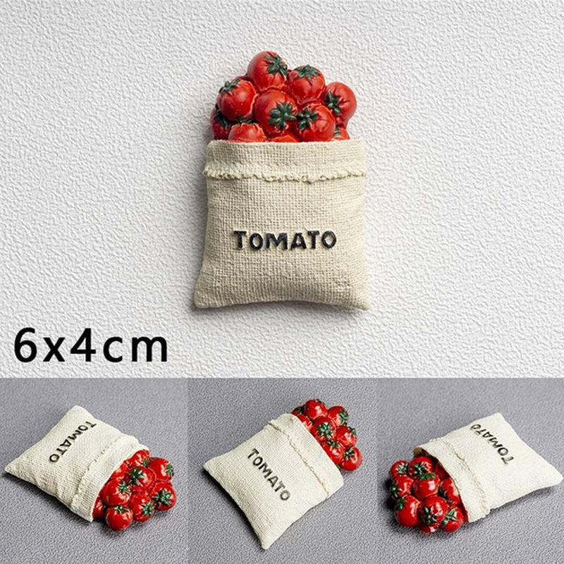 Køleskabsmagnet Sæt med Tegneserie Motiver Farverige 3D Design 18