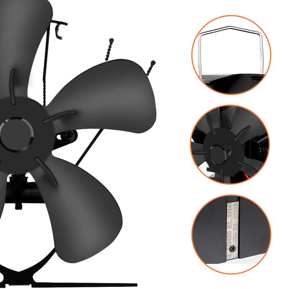 Komfurventilator til Brændeovn Effektiv 3