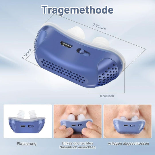 Kompakt CPAP-enhed til natlig vejrtrækning 5