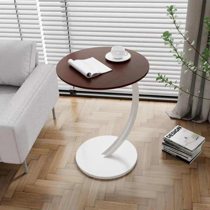 Kompakt Rundt Sidebord til Moderne Rum 10