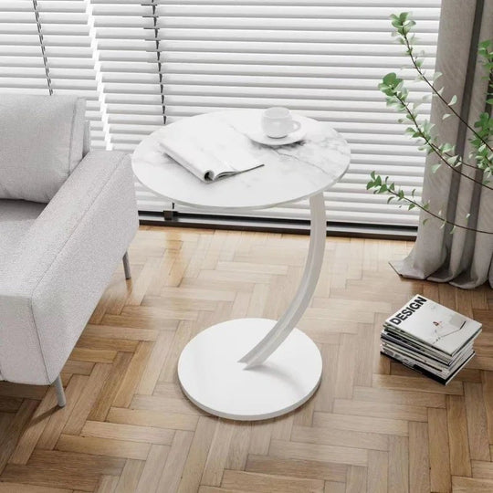 Kompakt Rundt Sidebord til Moderne Rum 11