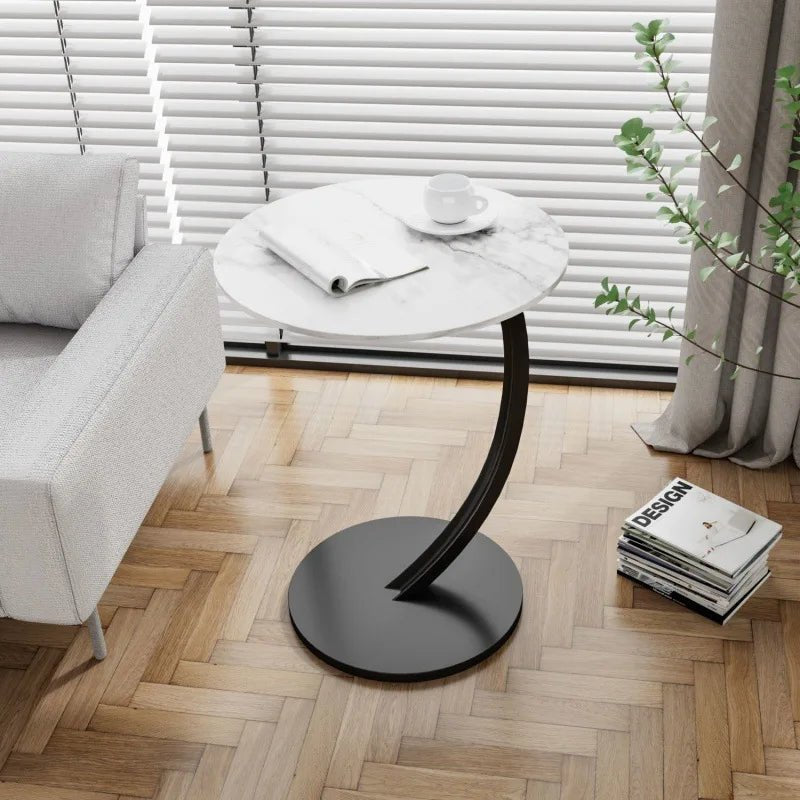 Kompakt Rundt Sidebord til Moderne Rum 13