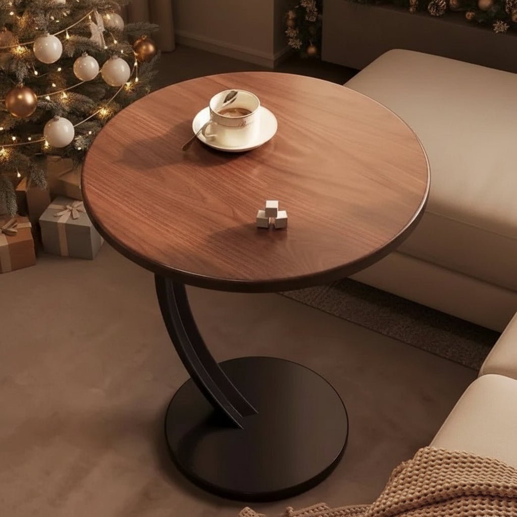 Kompakt Rundt Sidebord til Moderne Rum 5