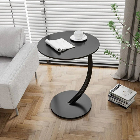 Kompakt Rundt Sidebord til Moderne Rum 7