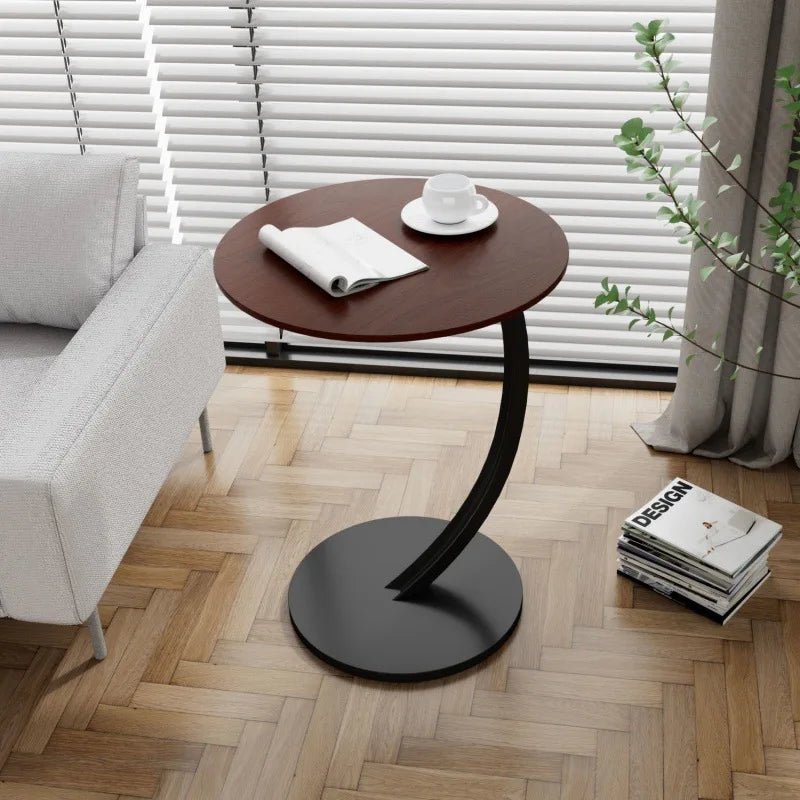 Kompakt Rundt Sidebord til Moderne Rum 8