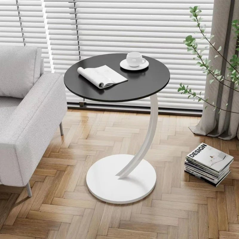 Kompakt Rundt Sidebord til Moderne Rum 9